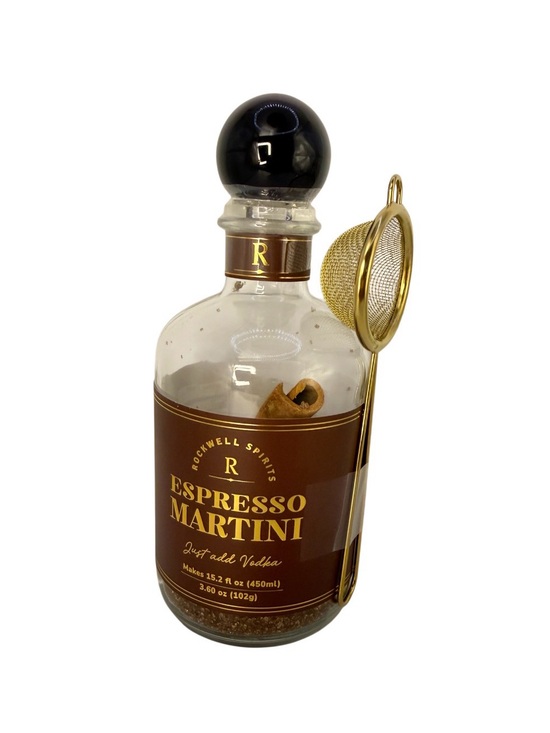 Other - Rockwell Spirits Espresso Martini Mix - Brown & Gold Bottle